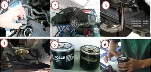 汽车保养更换机油机滤执行操作标准流程